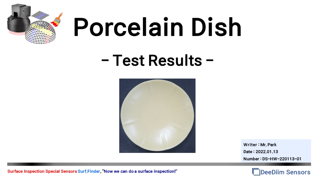Porcelain Dish Test Results