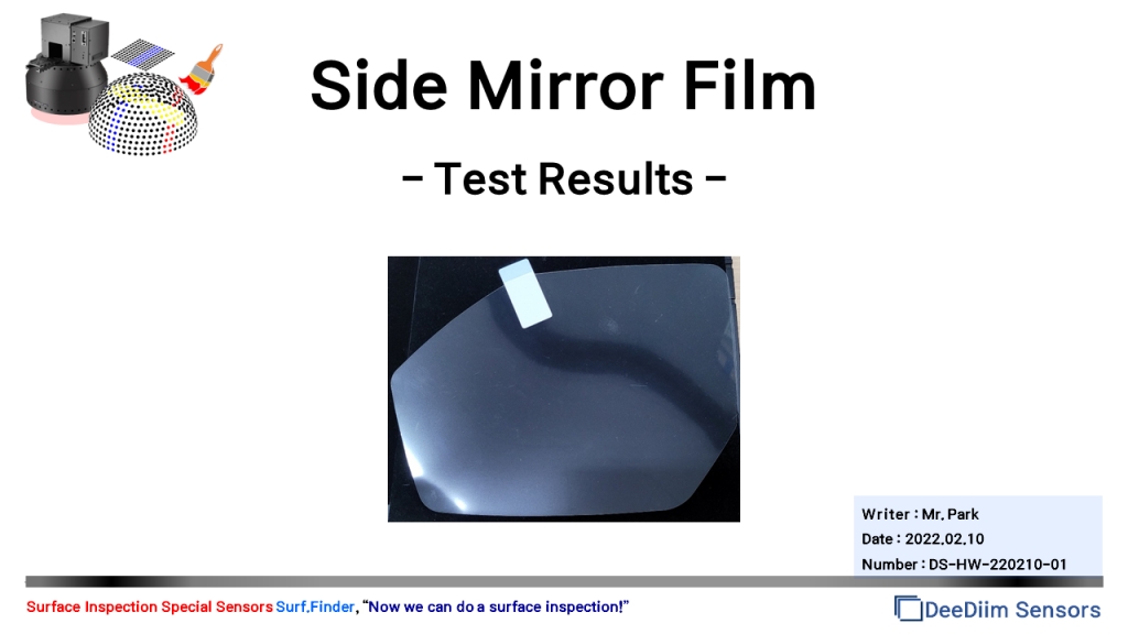 Automotive Side Mirror Film