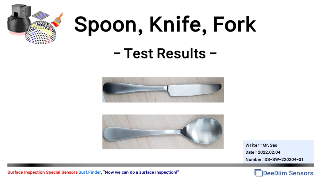 Spoon, Knife, Fork Test Results