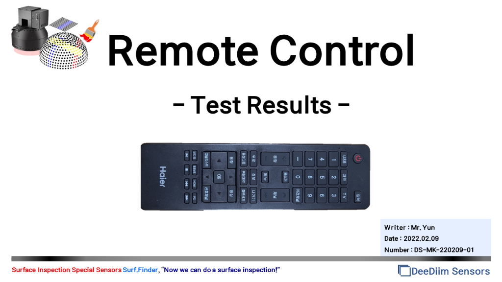 Romote Control Test Results