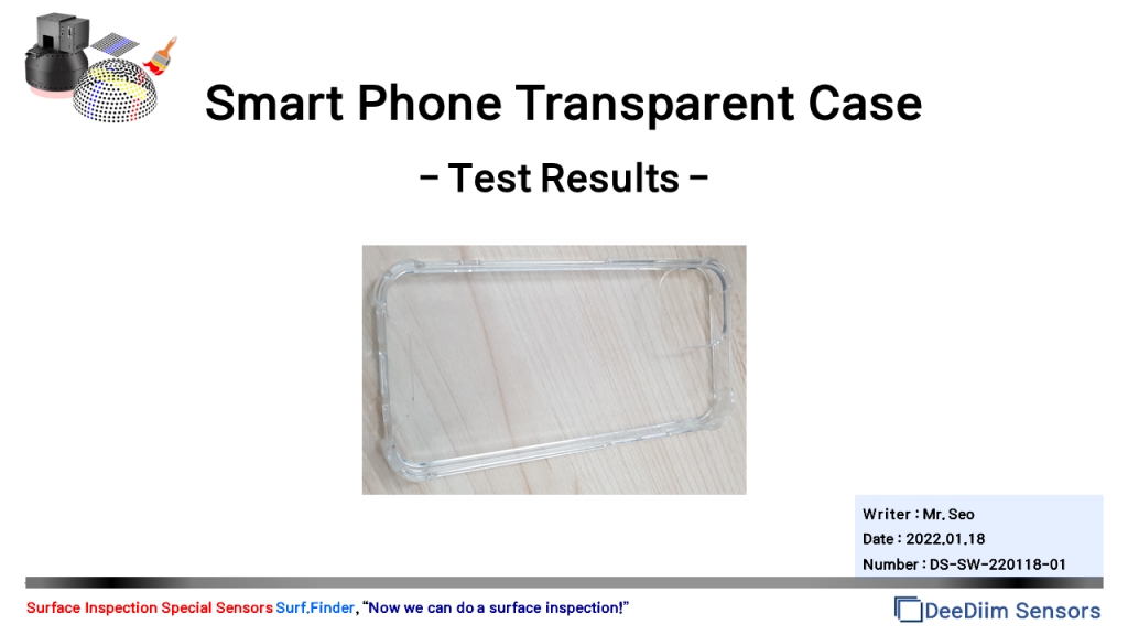 Smart Phone Transparent Case Test Results